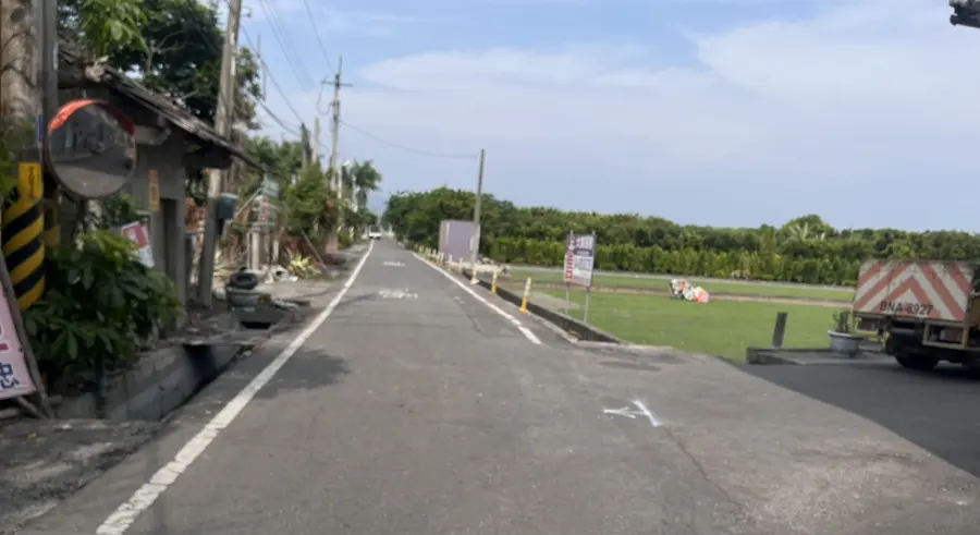 施工前，舊路